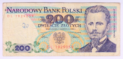 1986 polen 200 zlotych 1929059 - 1986,