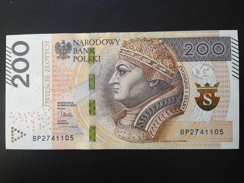 Polen 200 zlotych zloty 2015