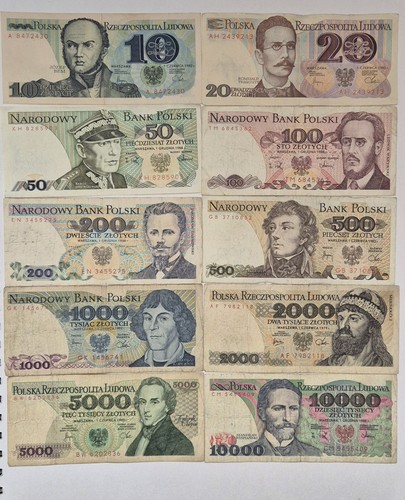 Polen banknoten satz lot - polen,
