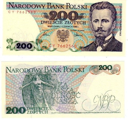 Polen banknote 200 - polen,