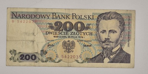 Polen banknote 200 - polen, zlotych