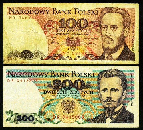 Polen 100 200 zlotych - zlotych, 1986